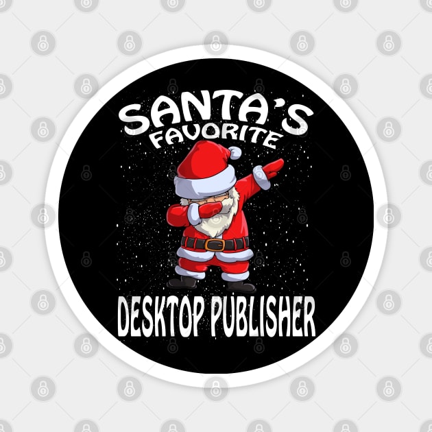 Santas Favorite Desktop Publisher Christmas Magnet by intelus